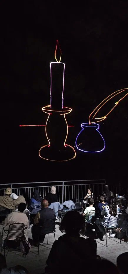 Лазерная свеча и чернильница