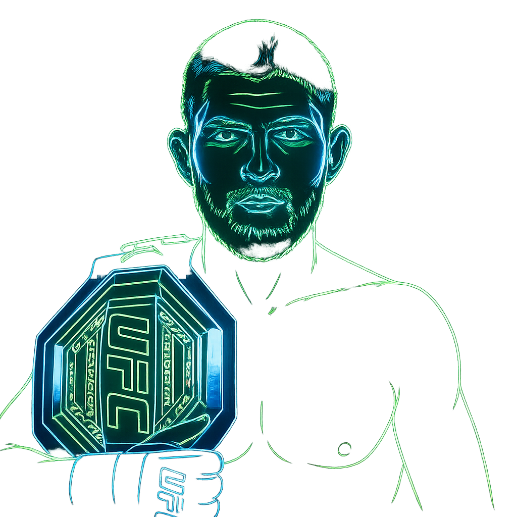 Хабиб Нурмагомедов - лазерный портрет