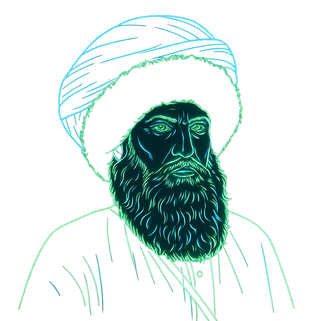 Имам Шамиль - лазерный портрет