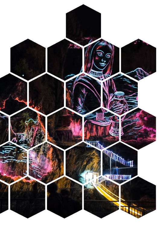 Легенда Каспий и Сулак - лазерный маппинг