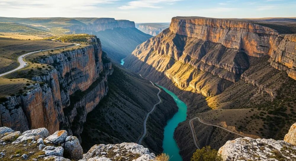 Сулакский каньон — самый глубокий каньон Европы